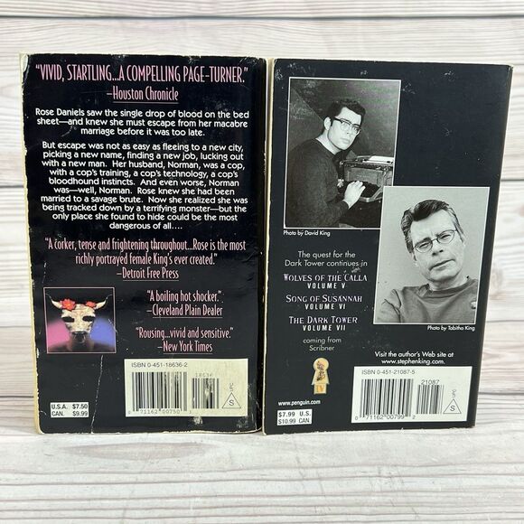 VTG Stephen King Lot of 6 Paperback Books Various Titles Horror Reader Copies PB - Picture 7 of 16